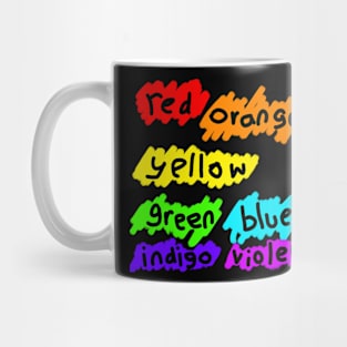 Rainbow colours Mug